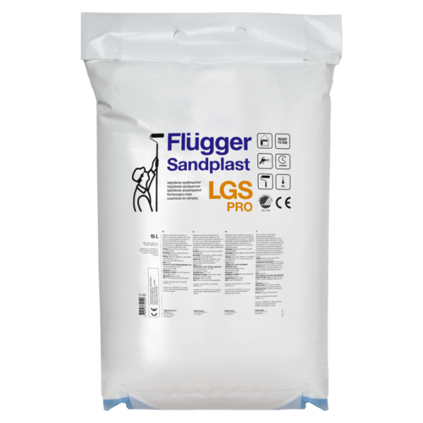 שפכטל עדין  למילוי גס Sandplast LG –  שקית פלסטיק, 15 ליטר